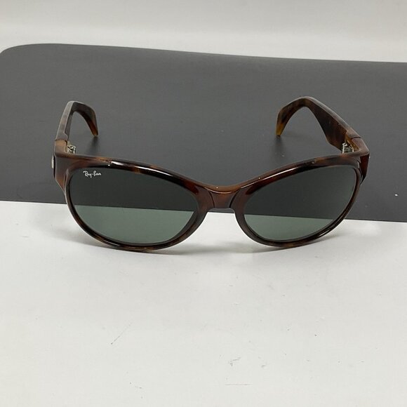 Vintage B&L Ray Ban Sleek Tortoise G15 Sunglasses W2755 Light Scratches main image 13